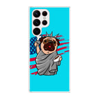 Independence Day Pug Galaxy S22 Ultra 5G Case