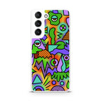 Abstract Colorful Doodle Art Galaxy S22 / S22 Plus Case