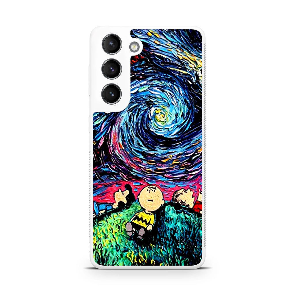 Peanuts At Starry Night Galaxy S22 / S22 Plus Case