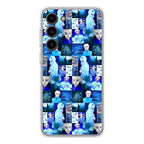 BTS Suga Blue Aesthetic Collage Samsung Galaxy S23 / S23 Plus Case