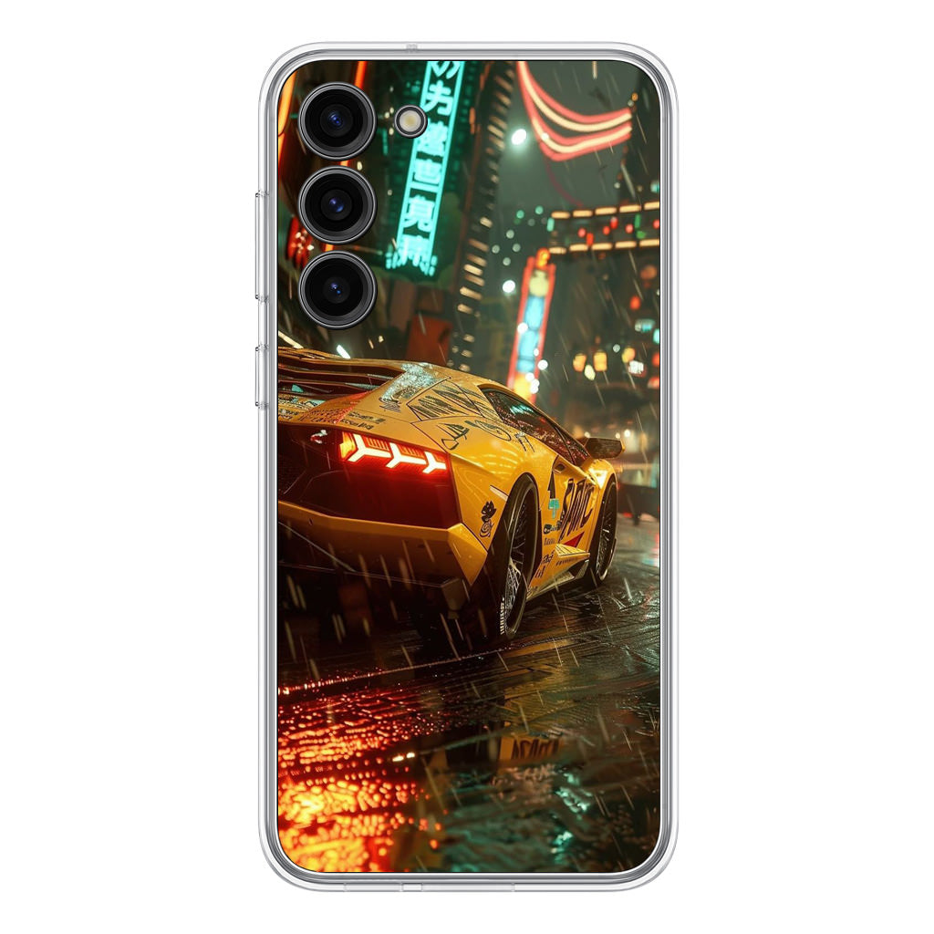 Night Drift Thunder Neon Streets Samsung Galaxy S23 / S23 Plus Case