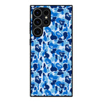 Blue Camo Samsung Galaxy S23 Ultra Case