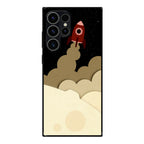 Rocket Ship Samsung Galaxy S23 Ultra Case