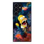 Homer Behind The Black Hole Samsung Galaxy S23 Ultra Case