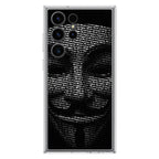 Guy Fawkes Mask Anonymous Samsung Galaxy S23 Ultra Case