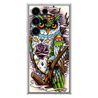 Sugar Skull Owl Tattoo Samsung Galaxy S23 Ultra Case