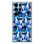 BTS Suga Blue Aesthetic Collage Samsung Galaxy S23 Ultra Case