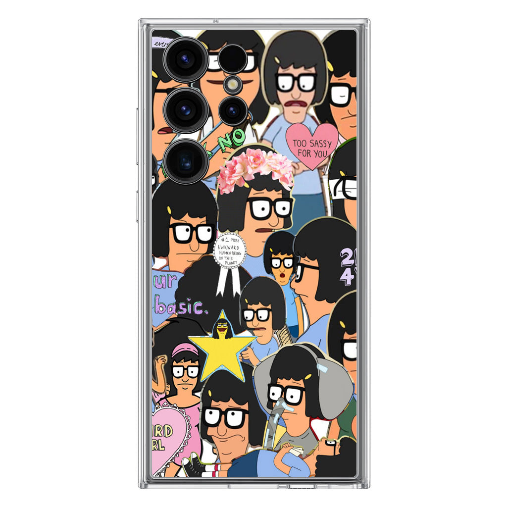Tina Belcher Collage Samsung Galaxy S23 Ultra Case