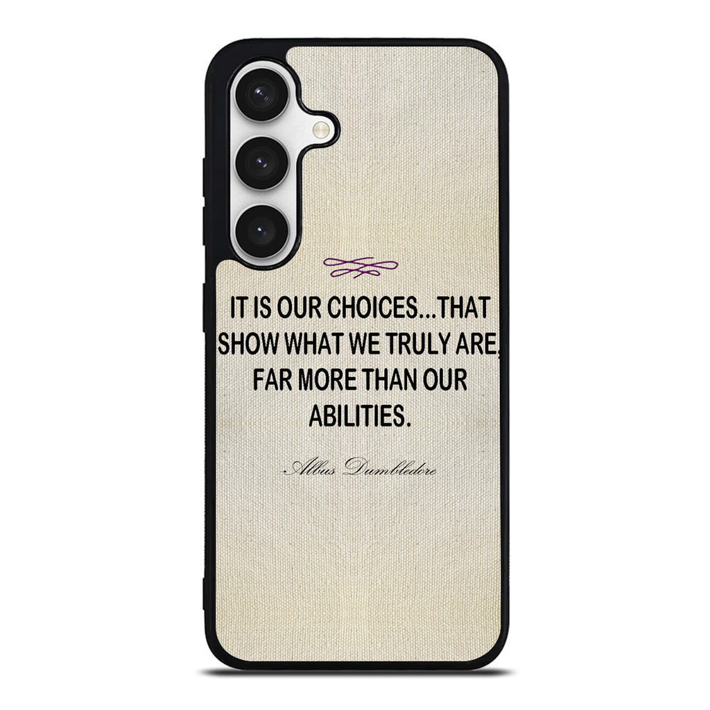 Albus Dumbledore Quote Samsung Galaxy S24 FE Case