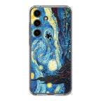 Witch on The Starry Night Sky Samsung Galaxy S24 FE Case