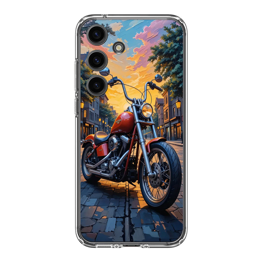 Sunset Thunder Ride Into the Glow Samsung Galaxy S24 / S24 Plus Case