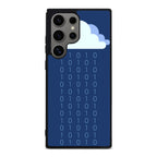 Abstract Binary Minimalist Samsung Galaxy S24 Ultra Case