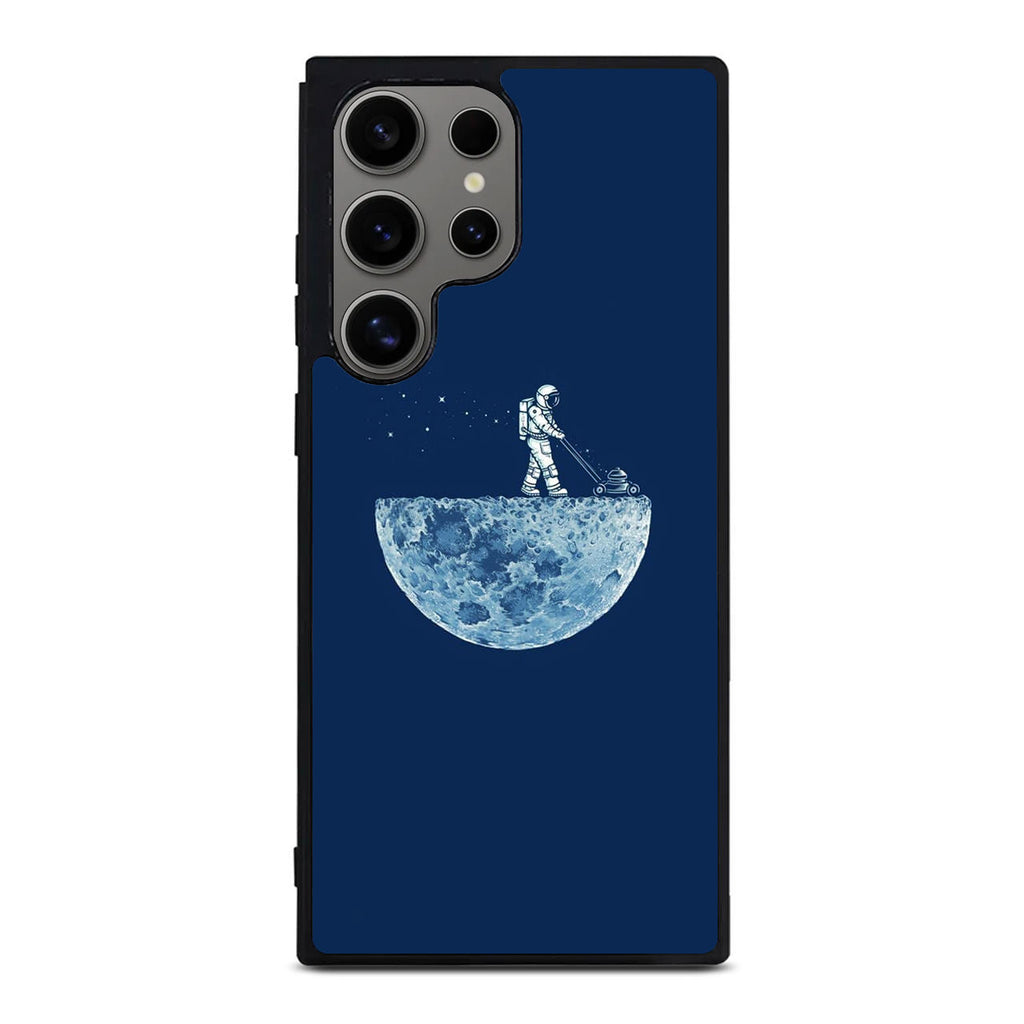 Astronaut Mowing The Moon Samsung Galaxy S24 Ultra Case