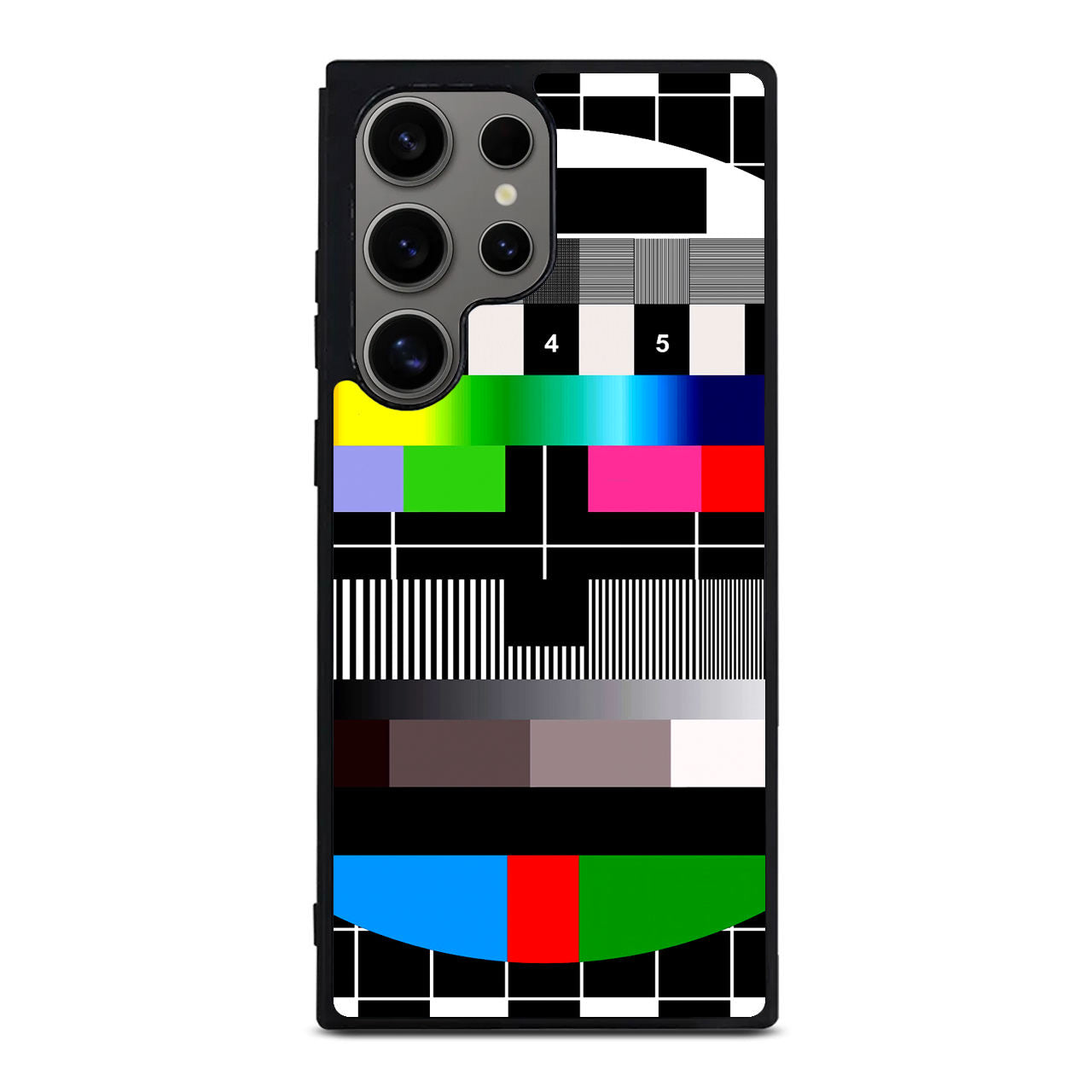 Scheme Pause TV Colorful Mesh Samsung Galaxy S24 Ultra Case
