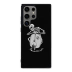 Skeleton Rides Scooter Samsung Galaxy S24 Ultra Case