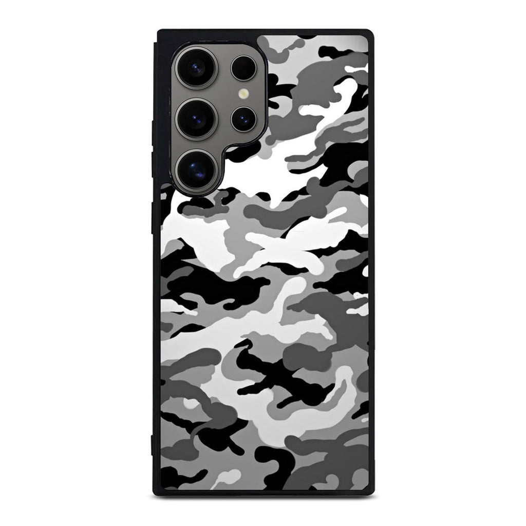 Winter Army Camo Samsung Galaxy S24 Ultra Case