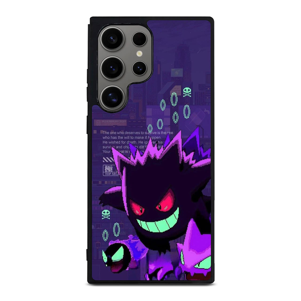 Gengar Pixel Art Samsung Galaxy S24 Ultra Case