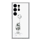 Astronaut Moon Balloon Samsung Galaxy S24 Ultra Case