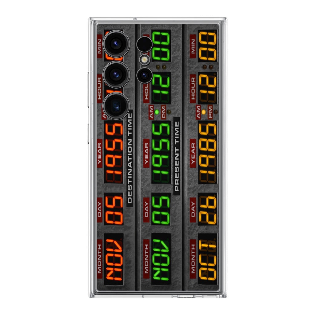 Back To The Future Time Circuits Samsung Galaxy S24 Ultra Case