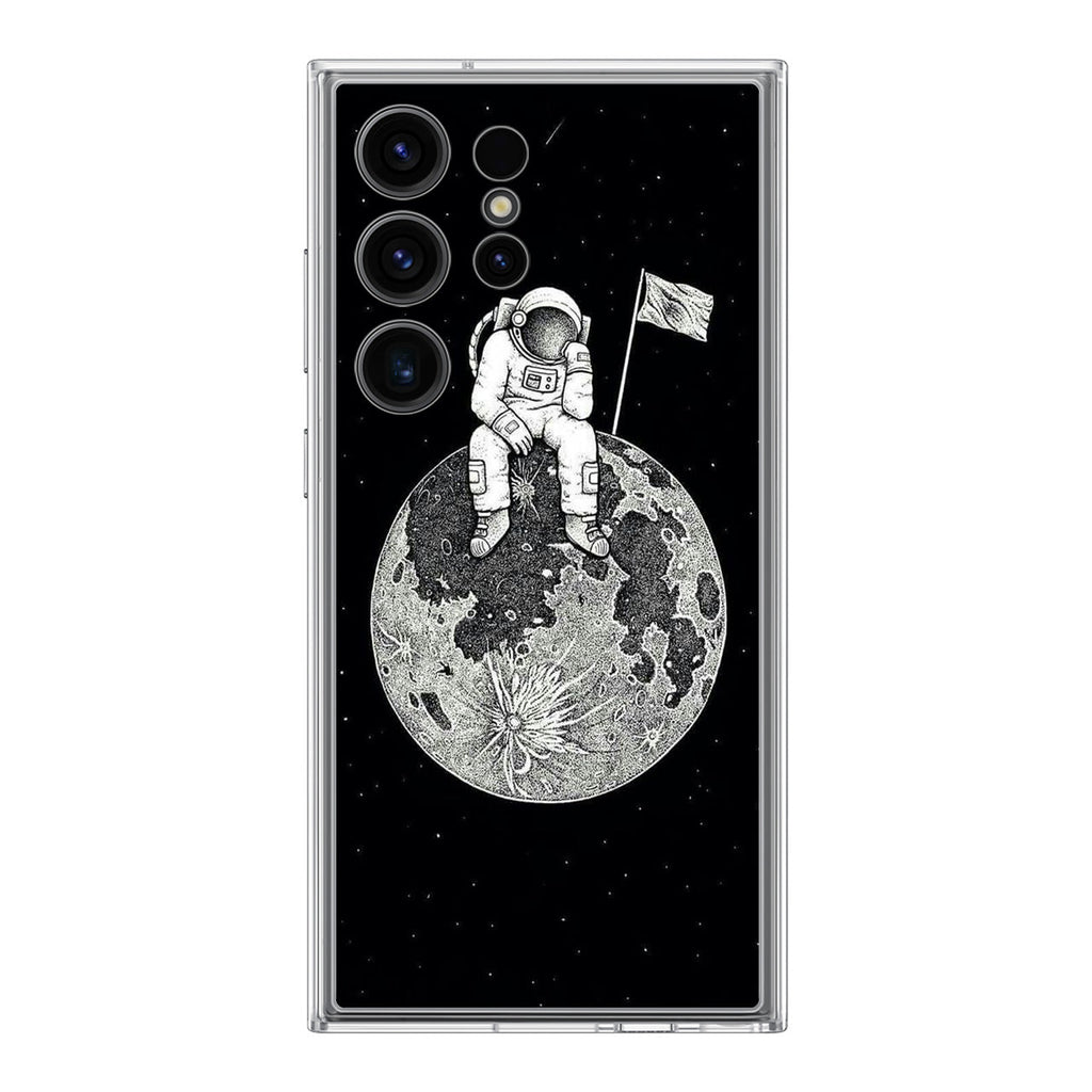 Bored Astronaut Samsung Galaxy S24 Ultra Case