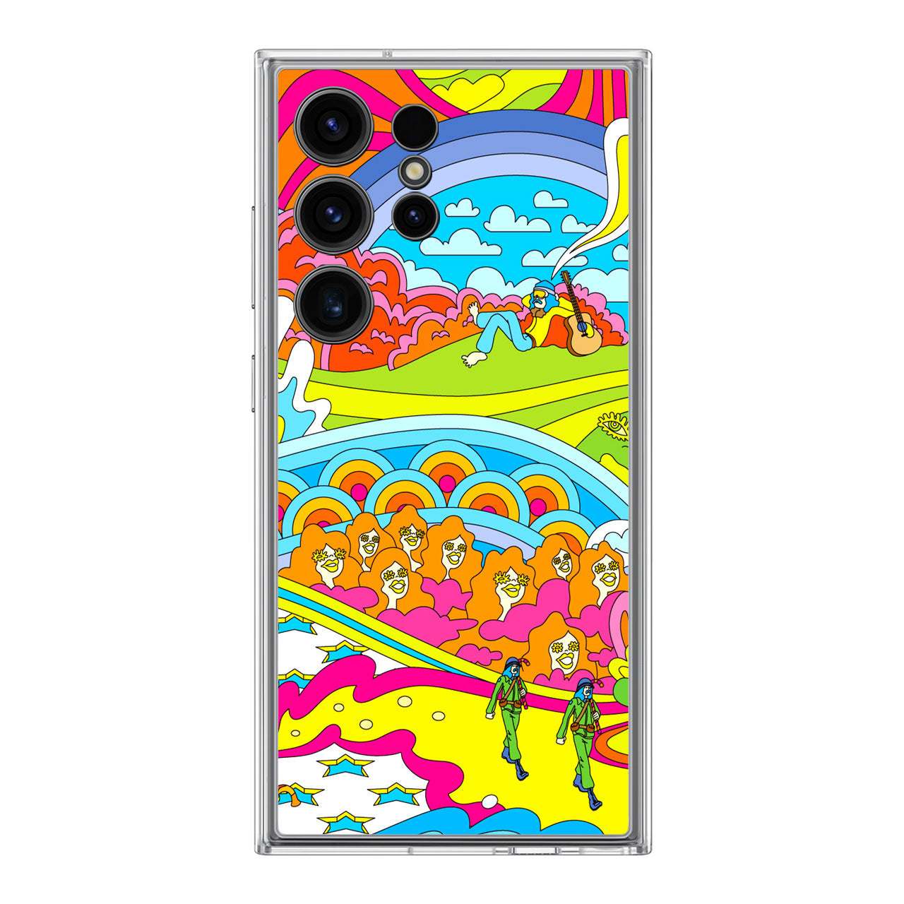 Colorful Doodle Samsung Galaxy S24 Ultra Case
