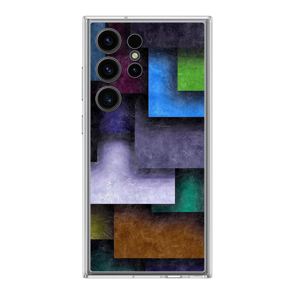 Colorful Rectangel Art Samsung Galaxy S24 Ultra Case