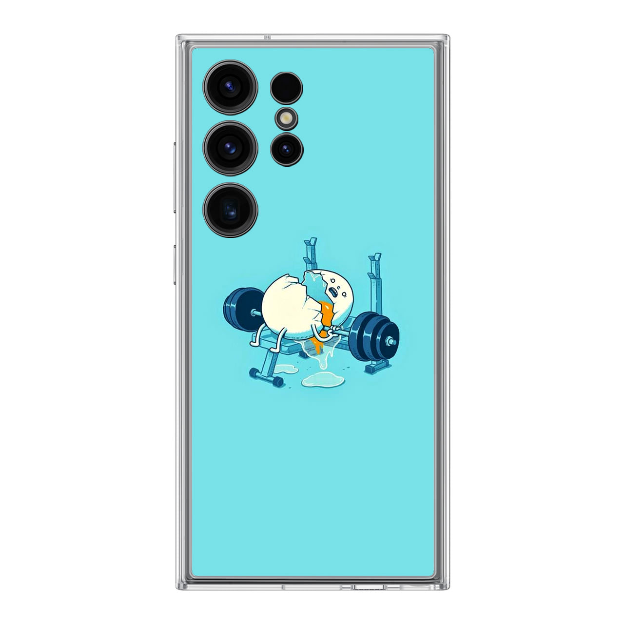 Egg Accident Workout Samsung Galaxy S24 Ultra Case