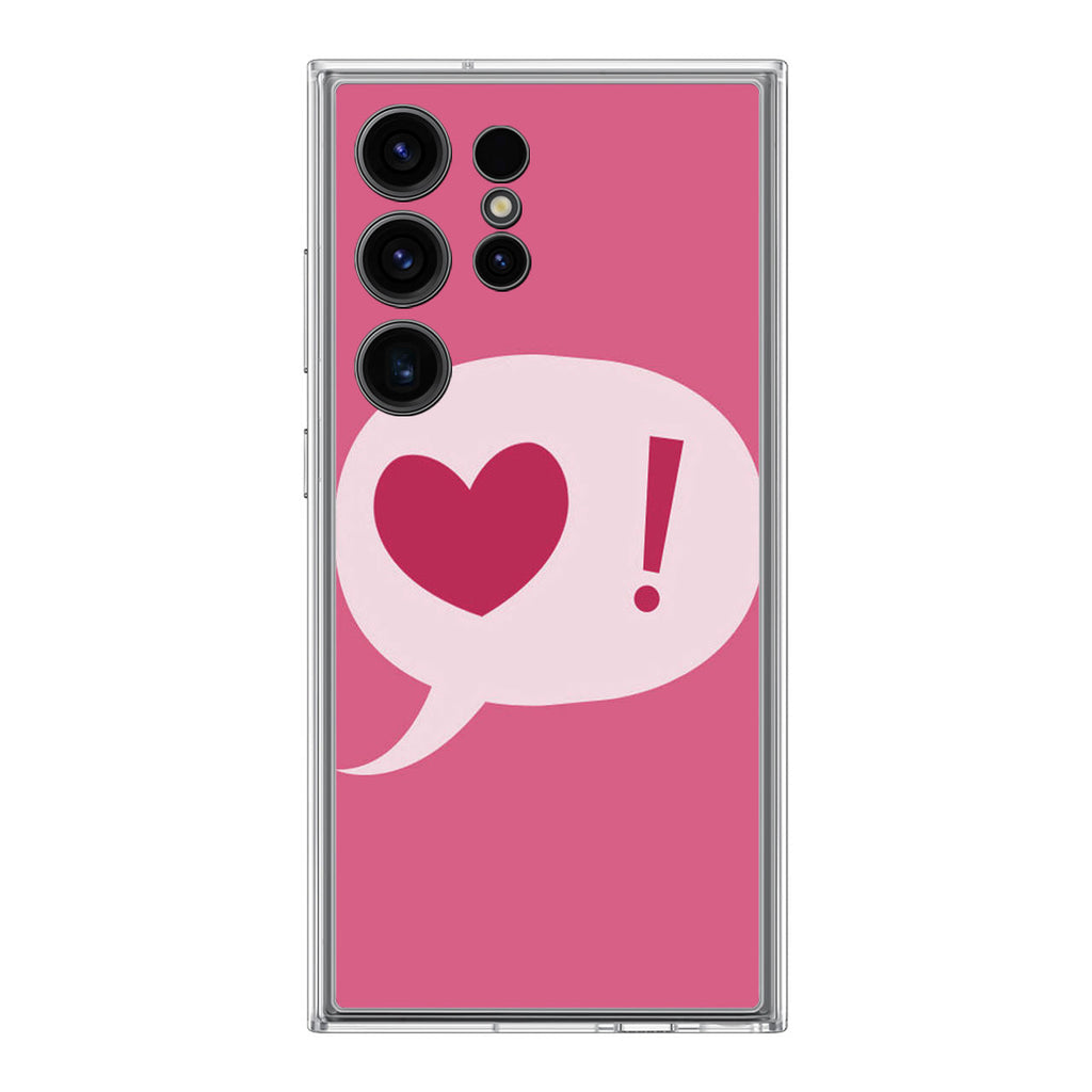 Love Pink Samsung Galaxy S24 Ultra Case