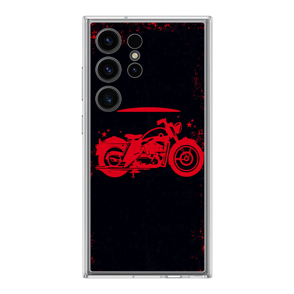 Motorcycle Red Art Samsung Galaxy S24 Ultra Case