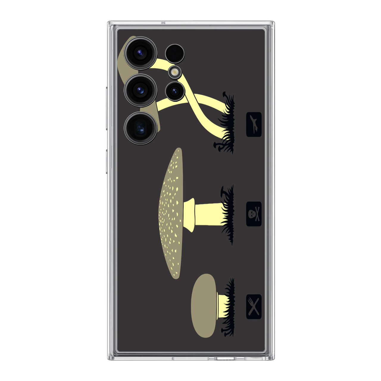 Mushroom Minimalism Samsung Galaxy S24 Ultra Case