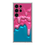 Pink Paint Dripping Samsung Galaxy S24 Ultra Case