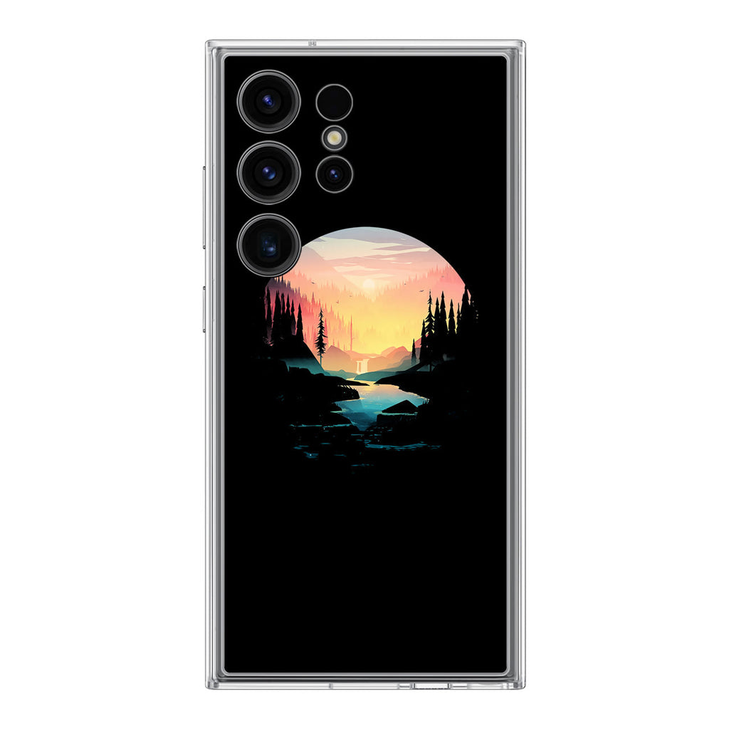 River Path at Dusk Samsung Galaxy S24 Ultra Case