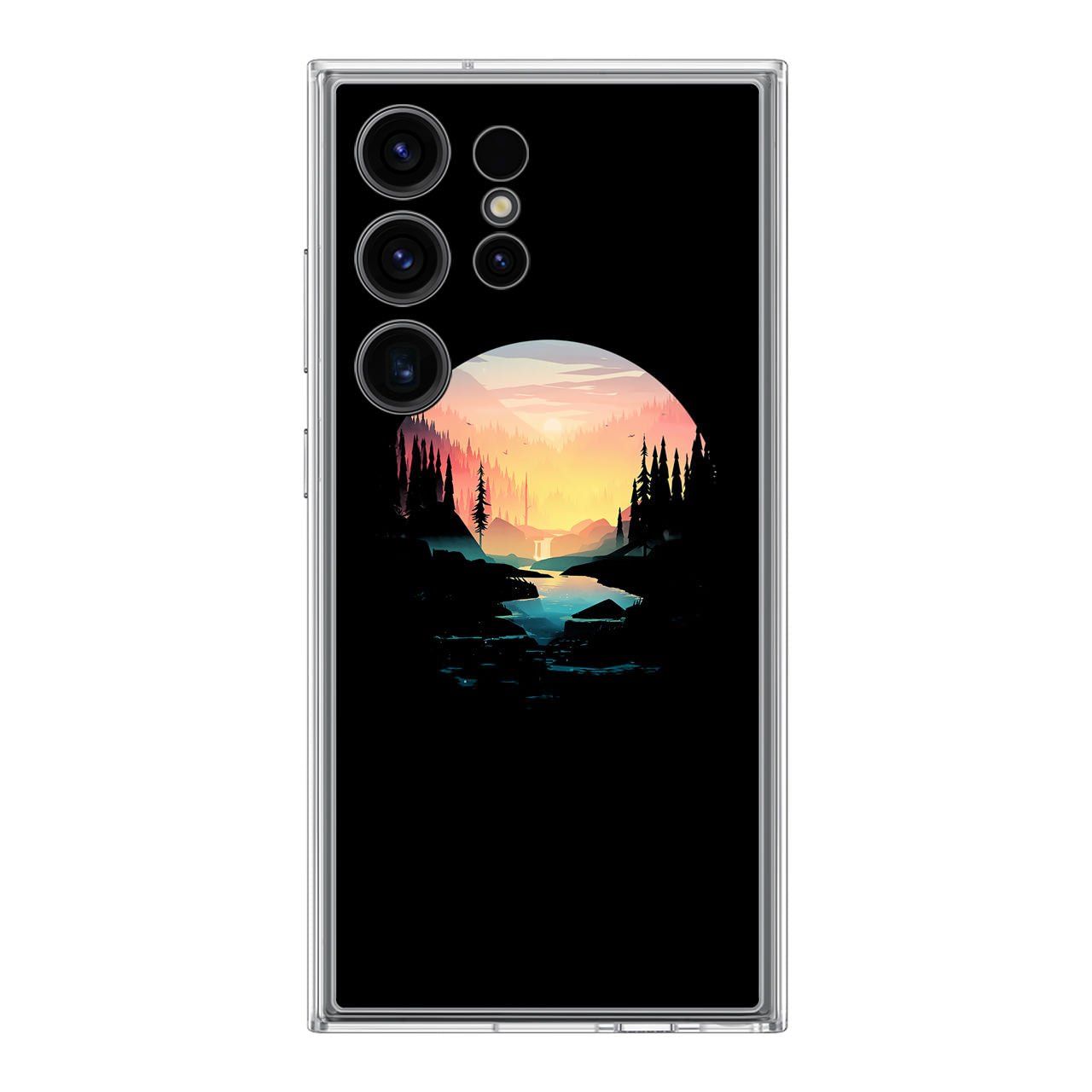 River Path at Dusk Samsung Galaxy S24 Ultra Case