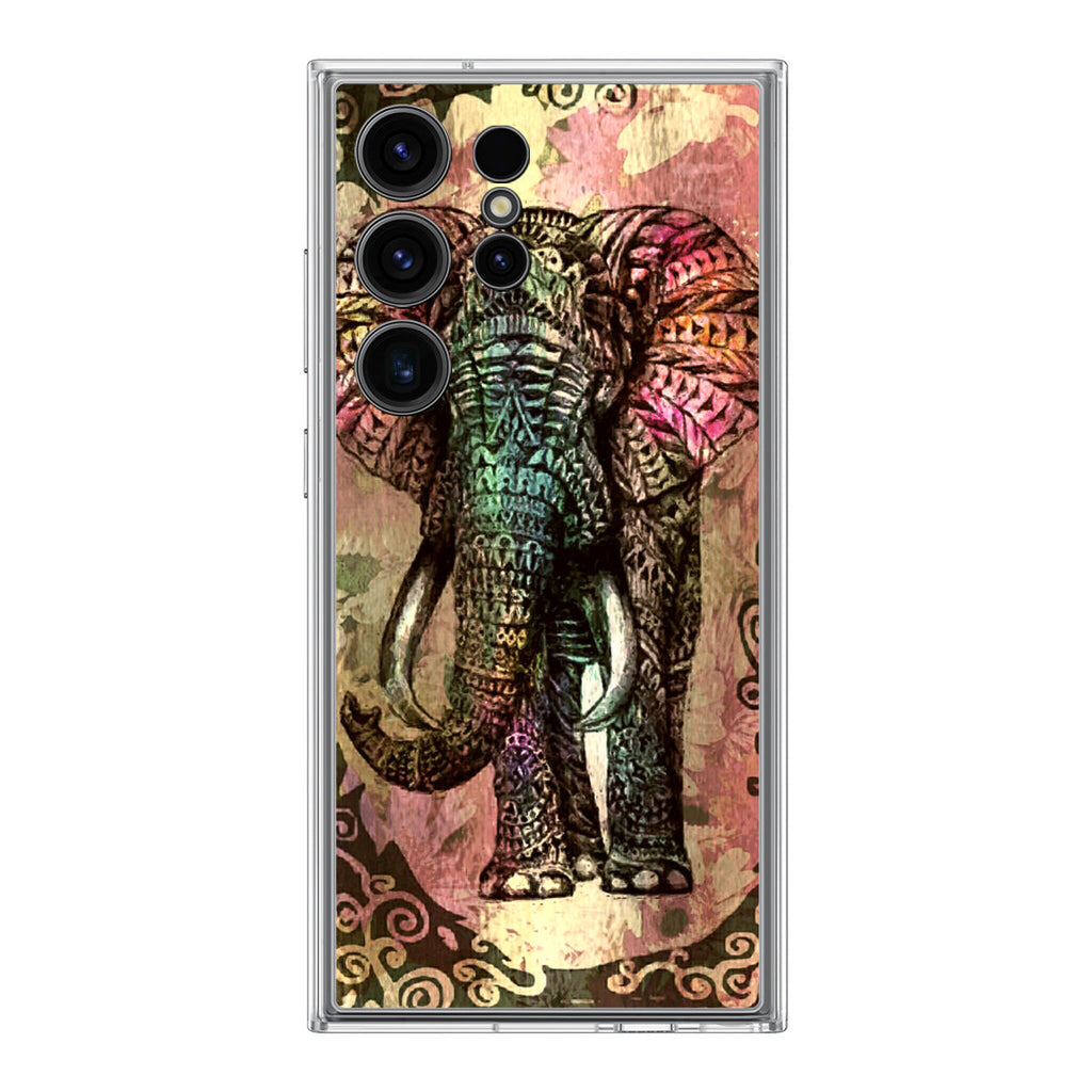 Tribal Elephant Samsung Galaxy S24 Ultra Case