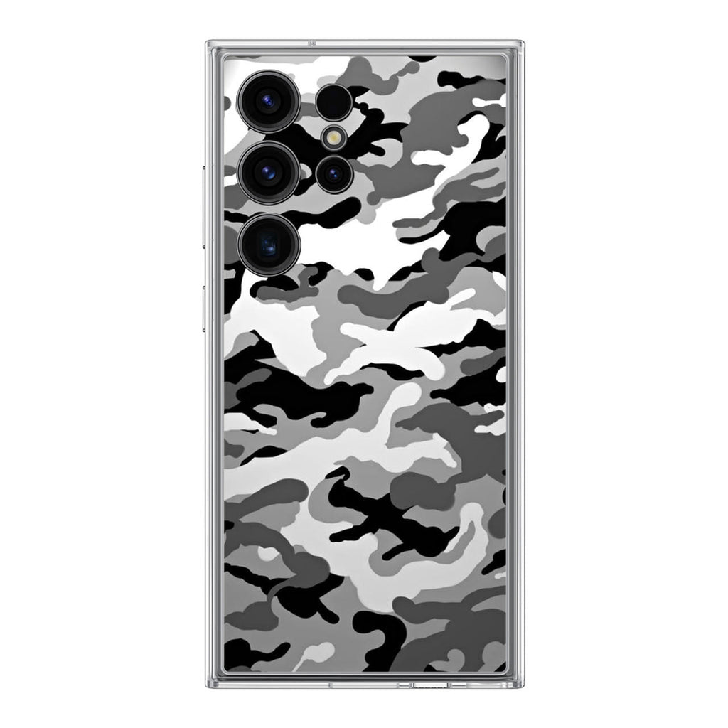 Winter Army Camo Samsung Galaxy S24 Ultra Case
