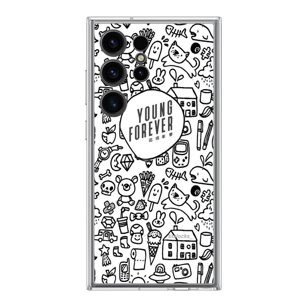BTS Young Forever Samsung Galaxy S24 Ultra Case