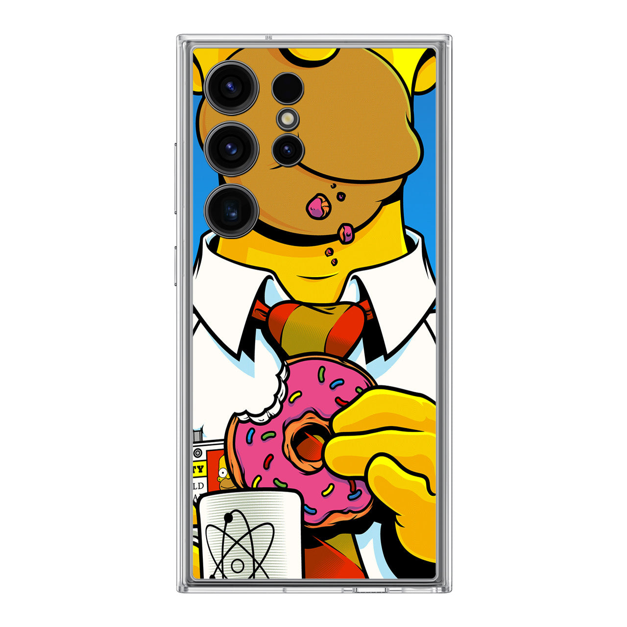 Homer Eats Donut Samsung Galaxy S24 Ultra Case