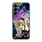Rick And Morty Back To The Future Samsung Galaxy S25 / S25 Plus Case