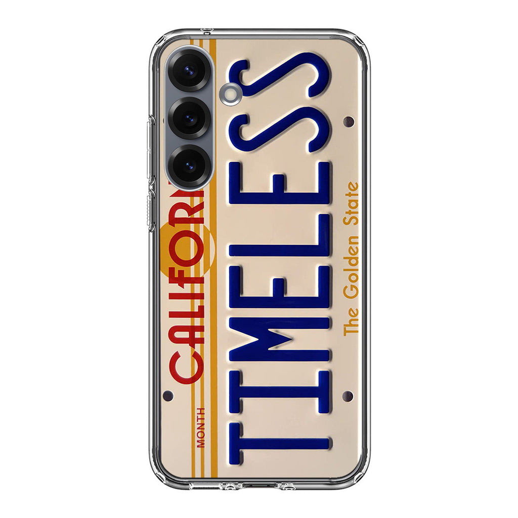 Back to the Future License Plate Timeless Samsung Galaxy S25 / S25 Plus Case
