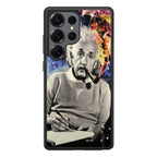 Albert Einstein Smoking Samsung Galaxy S25 Ultra Case