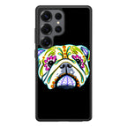 Colorful Bulldog Art Samsung Galaxy S25 Ultra Case