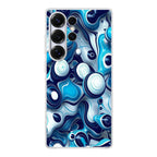 Abstract Art All Blue Samsung Galaxy S25 Ultra Case