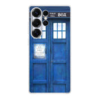 Blue Police Call Box Samsung Galaxy S25 Ultra Case