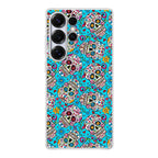 Skull Floral Sugar Samsung Galaxy S25 Ultra Case