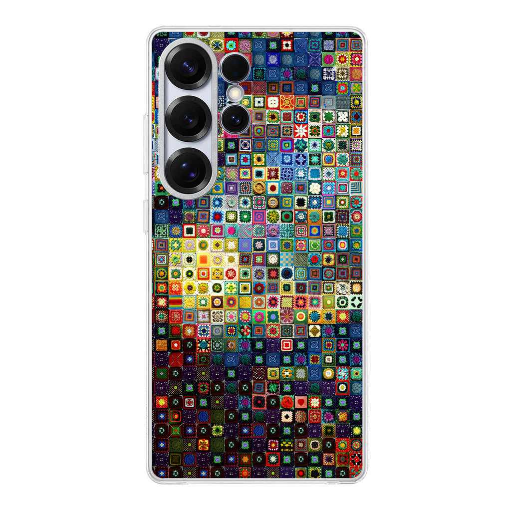 Starry Night Tiles Samsung Galaxy S25 Ultra Case