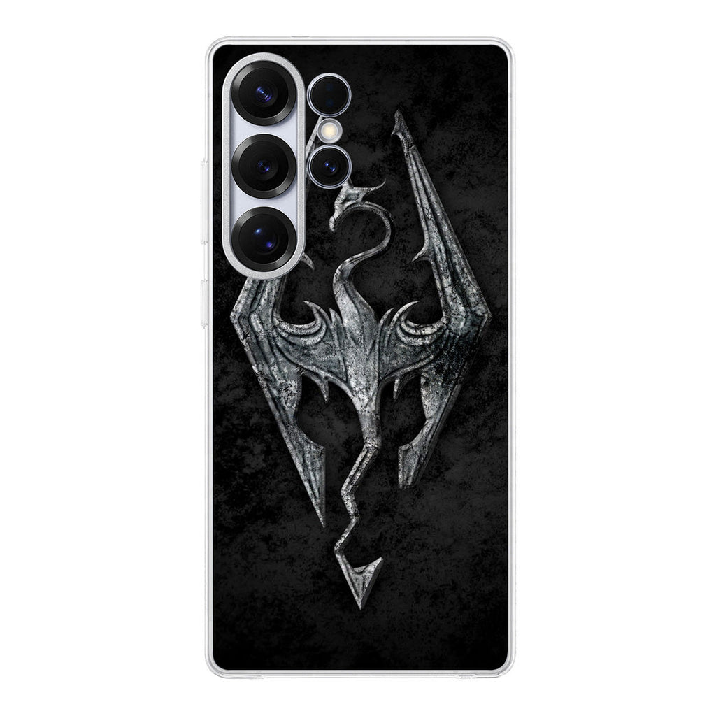 The Elder Scrolls V Skyrim Logo Samsung Galaxy S25 Ultra Case