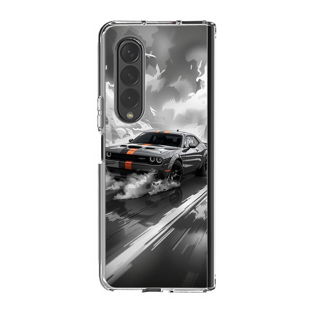Unleashed The Dodge Samsung Galaxy Z Fold 4 Case