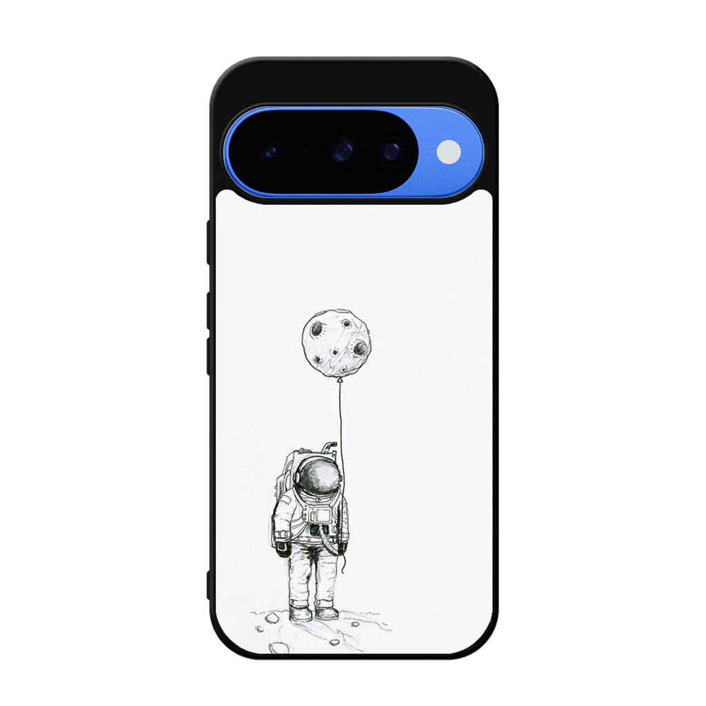 Astronaut Moon Balloon Google Pixel 10 Case