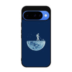 Astronaut Mowing The Moon Google Pixel 10 Case
