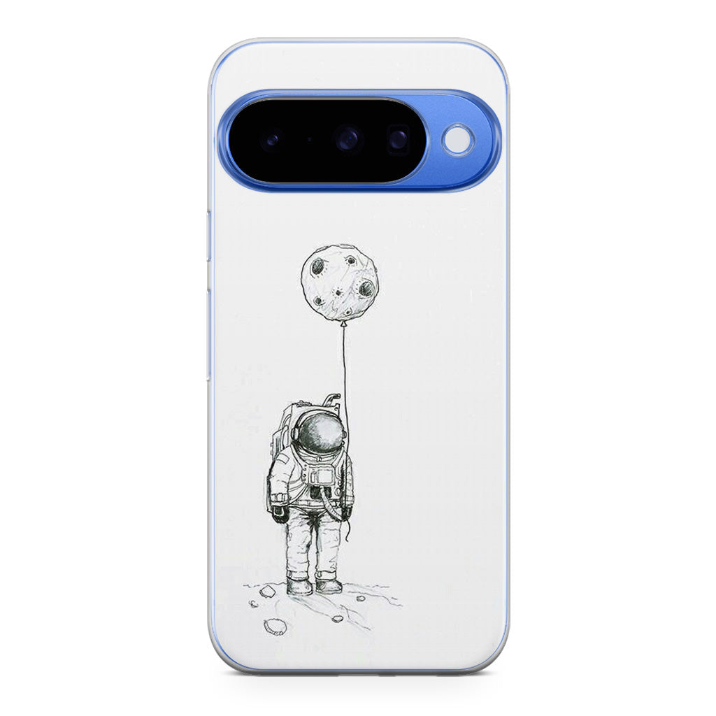 Astronaut Moon Balloon Google Pixel 10 Case